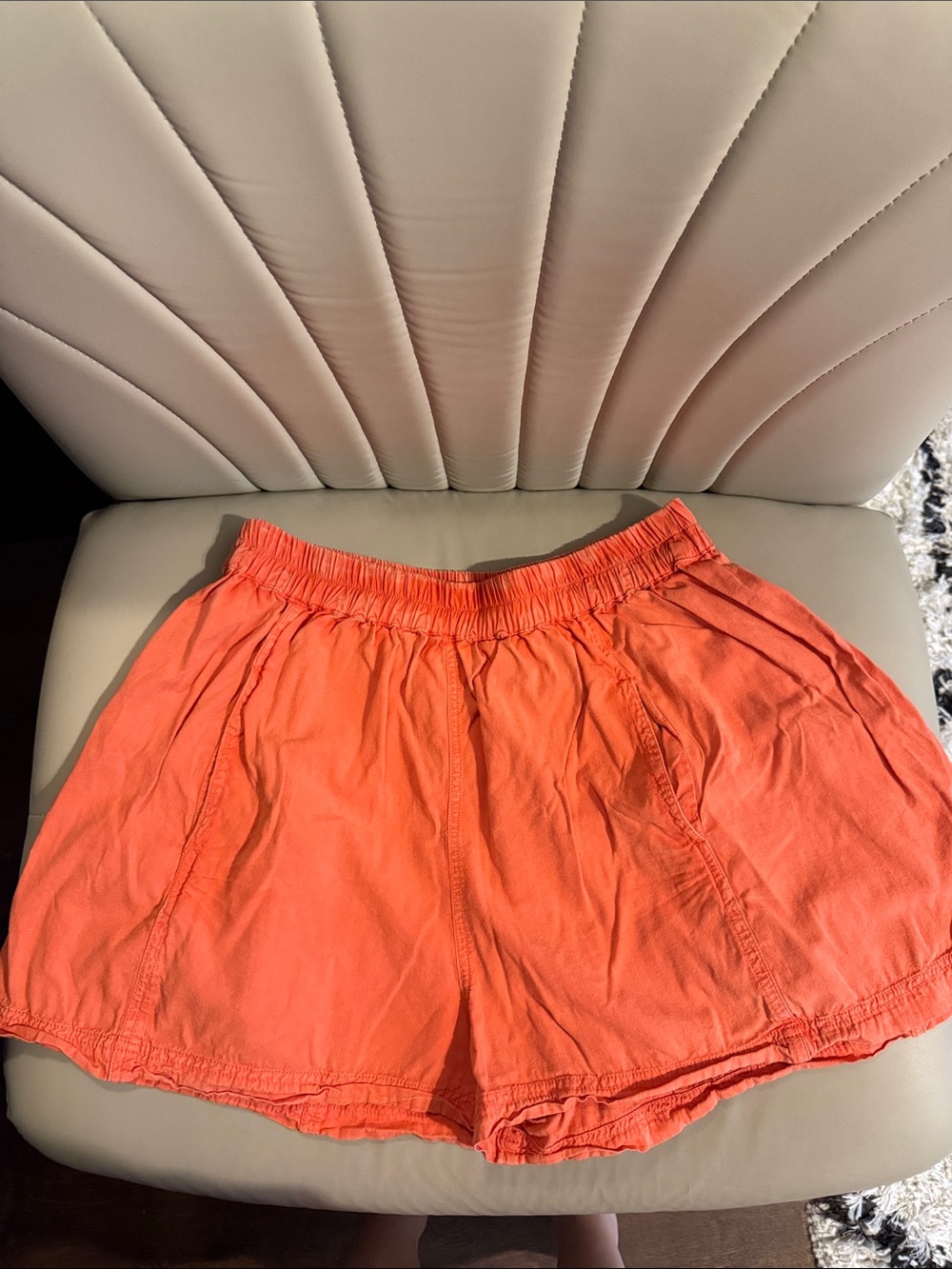 Free people cotton poplin shorts size medium